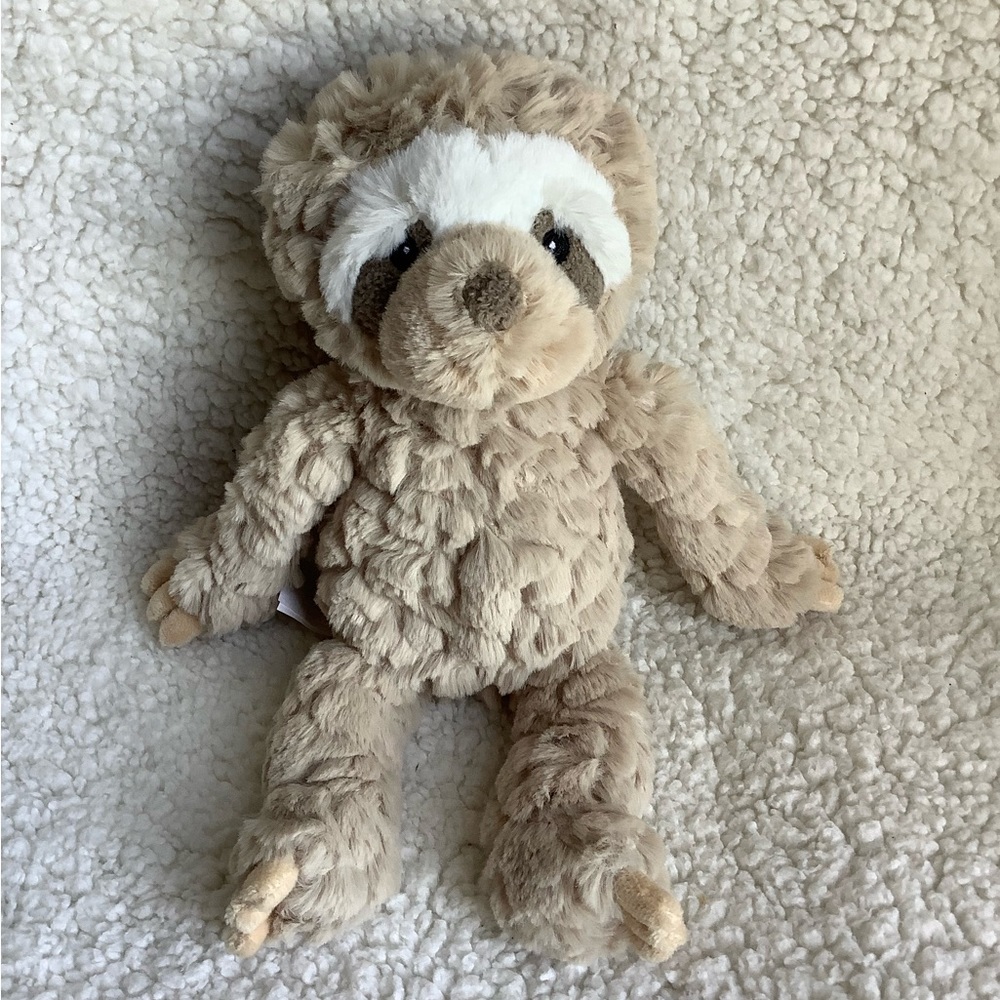 Mary Meyer Plush Sloth Embroidered Eyes Stuffed Animal Toy